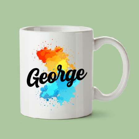 Customized Name Watercolor - Mug